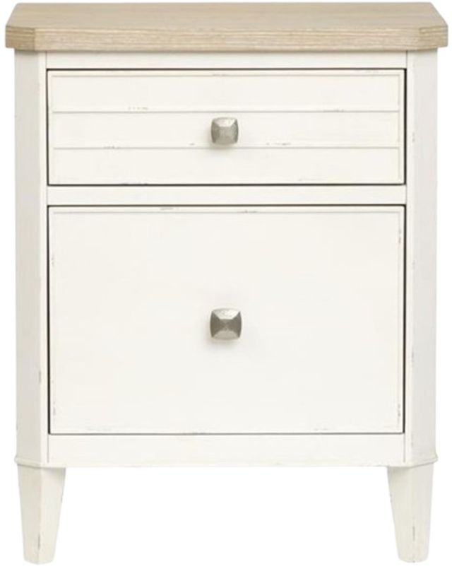 Magnussen Home® Echo Isles Driftwood and Sea Pearl Telephone Table-2