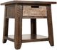 Jofran Inc. Painted Canyon Brown End Table-0