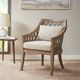 Olliix by Madison Park San Pedro Natural Wood Barrel Chair-4