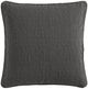 HiEnd Accents Porto Matelassé Charcoal Euro Pillow Sham-0