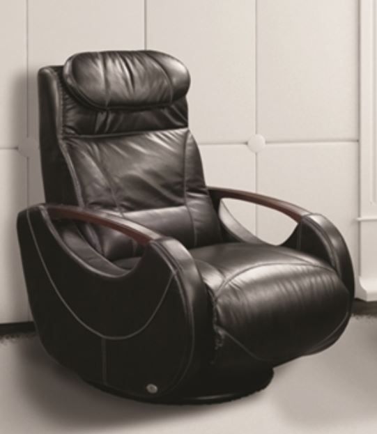 Fornirama 36 Black Zero Gravity Swivel Recliner-1