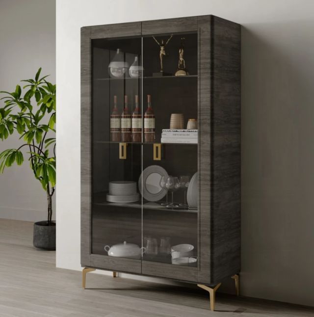 ACME Furniture Venezia Gray Wine Cabinet-1