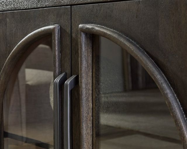 Signature Design by Ashley® Dreley Grayish Brown Accent Cabinet-4