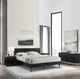 Armen Living Petra Black Nightstand-2