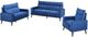 Mazin Furniture Veronica Navy Upholstered Accent Chair-1