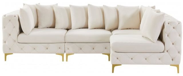 Meridian Furniture Tremblay 4-Piece Cream Modular Sectional-1