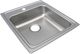 Elkay Lustertone® Classic Lustrous Satin 19-1/2" x 22" x 5-1/2" 2-Hole Single Bowl Drop-In ADA Sink-0
