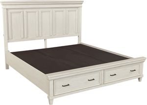 Aspenhome Caraway Aged Ivory Queen Storage Panel Bed