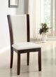 Furniture of America® Manhattan 5-Piece Glass Top Round Dining Table Set with Dark Gray Pedestal-3