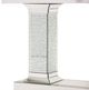 Michael Amini® Montreal™ Mirrored Pedestal Console Table-2