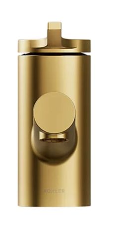 KOHLER® Elate® Vibrant Brushed Moderne Brass 0.5 GM Single-Handle Bathroom Sink Faucet-1