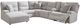 Signature Design by Ashley® Acklen Place 6-Piece Pewter Left-Arm Facing Power Reclining Sectional and Chaise-0