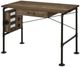 ACME Furniture Endang Weathered Oak Writing Desk with Black Base-0