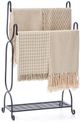 Giftcraft Matte Black Blanket Stand-1