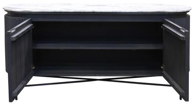 Stylecraft Charcoal Grey/Grey Racetract Sideboard-2