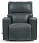 La-Z-Boy® Maddox Slate Leather Manual Rocking Recliner-1