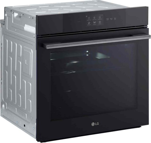 LG 24" Black Smart Single Electric Wall Oven with Instaview® -1