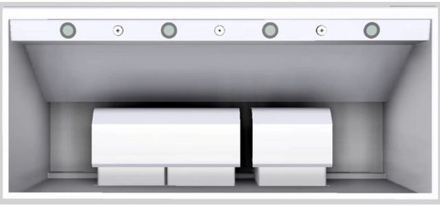 Vent-A-Hood® 54" White Wall Mounted Range Hood-3