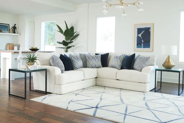 Jackson Furniture Polaris 2-Piece Off-White Right Side Facing L-Shape Sectional-2