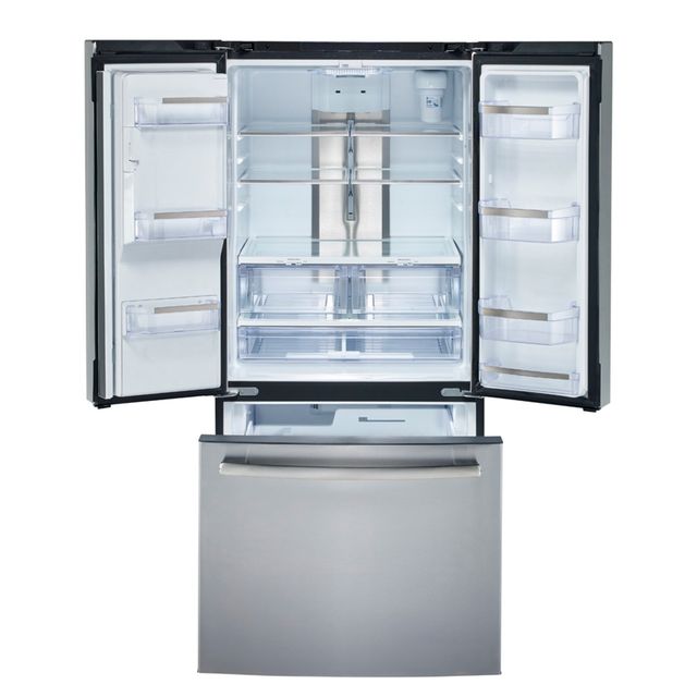 GE Profile™ 33'' 24.8 Cu. Ft. Fingerprint Resistant Stainless Steel French Door Refrigerator-1