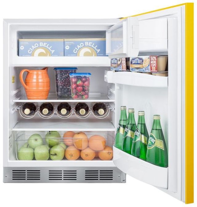 Summit® 5.1 Cu. Ft. Saffron Gold Under The Counter Refrigerator -3