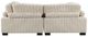 Mazin Furniture Traverse Beige Loveseat-2