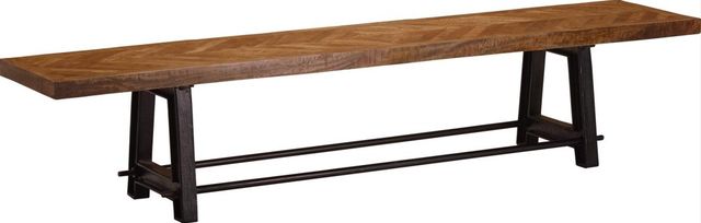 Jaipur Furniture Waite Brown/Black Dining Bench-0
