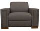 La-Z-Boy® Armitage Greystone Leather Power Reclining Chair and a Half with Headrest-1