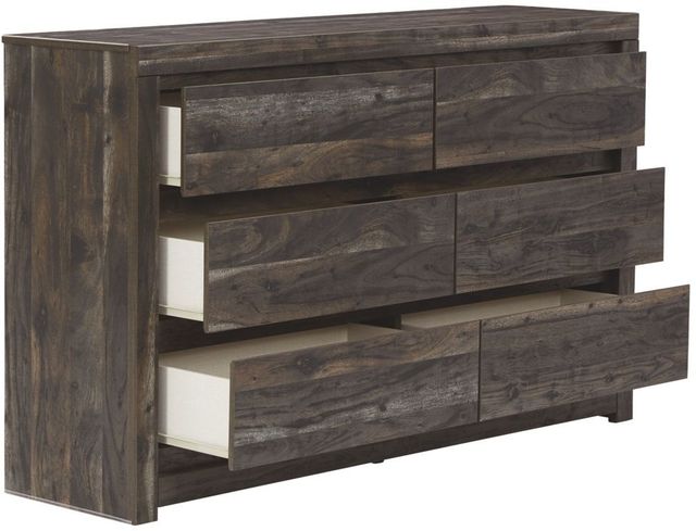 Benchcraft® Vay Bay 4-Piece Charcoal King Bookcase Bed Set-2