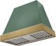 AGA Euclid 36" Mineral Green Wall Mounted Range Hood  with Antique Brass Trim-0