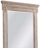 Bassett Mirror Ione Distressed Gray Floor Mirror-1