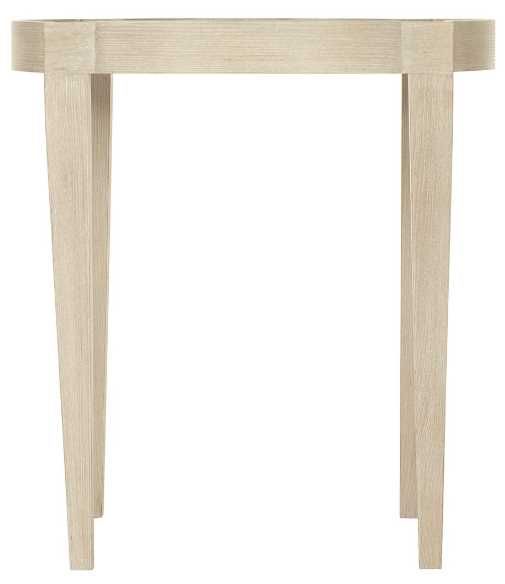Bernhardt East Hampton Cerused Linen Side Table-2