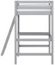 HH2 Home Caspian Gray Twin Youth Loft Bed with Ladder-3