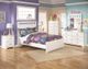 Signature Design by Ashley® Lulu 2-Piece White Full Panel Bed Set-5