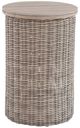 Braxton Culler Paradise Driftwood Synthetic Rattan Outdoor Chairside Table-0