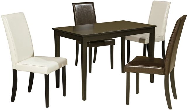 Signature Design by Ashley® Kimonte 5-Piece Dark Brown Dining Set-0