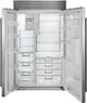 Sub-Zero® Classic Series 48" 28.4 Cu. Ft. Stainless Steel Built-In Side-by-Side Refrigerator//Freezer with Ice and Water Dispenser-1