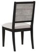 Coaster® Elodie 5-Piece Black/Gray Extension Leaf Dining Set-4