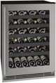 U-Line 24" 5.5 Cu. Ft. Stainless Steel Wine Cooler-0