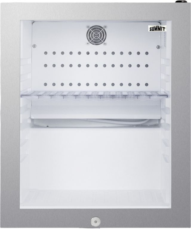 Summit® 16" 0.9 Cu. Ft. Stainless Steel Freestanding Beverage Center