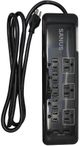 Sanus® Black Surge Protected Power Strip-0