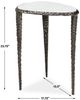 Uttermost® Arnold Marble Top Side Table with Dark Bronze Base-2