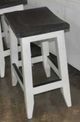 ECI Furniture La Clara White Saddle Stool-0