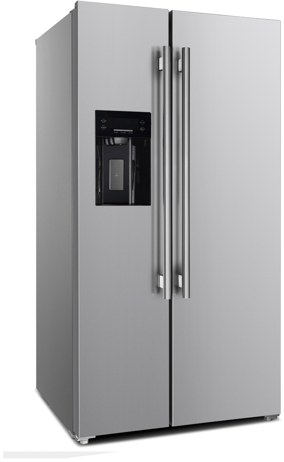 くりまりページ FORNO® 36 in. 20.0 Cu. Ft. Stainless Steel Side-by-Side