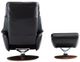 BarcaLounger© Alicia Capri Black Pedestal Recliner and Ottoman-4