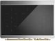 Ilve® Majestic III 40" Graphite Matte Pro Style Induction Range with Solid Door and Brass Trim-2