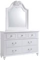 Elements International Alana 4-Piece White Youth Twin Platform Bedroom Set-5