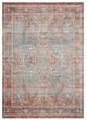Magnolia Home by Joanna Gaines Elise Sky Red 3'x7' Rug Runner-0