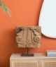 A & B Home Brown Decorative Pillar Base-4