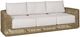 Vanguard® Furniture Customizable Bliss Fabric/Rattan Outdoor Sofa-0